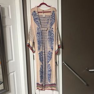 Free People Sweaters - Free People XS/S Floor Length Crochet Cardigan Free People Sweaters - Free People XS/S Floor Length Crochet Cardigan